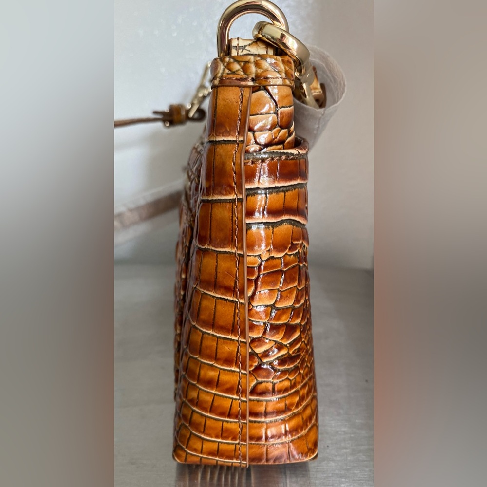 BRAHMIN…CROCODILE EMBOSSED CROSSBODY HANDBAG - Picture 14 of 15